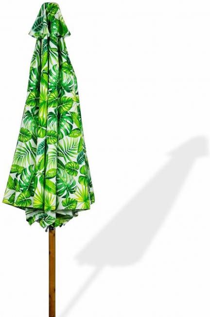 dans Sympton Voor u Lanterfant® Parasol Lucas Houten parasol 300 cm Botanisch -  Tuinmeubelmooi.nl